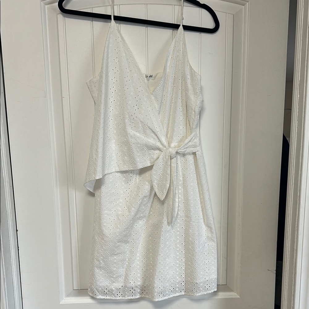 GB White Eyelet Dress